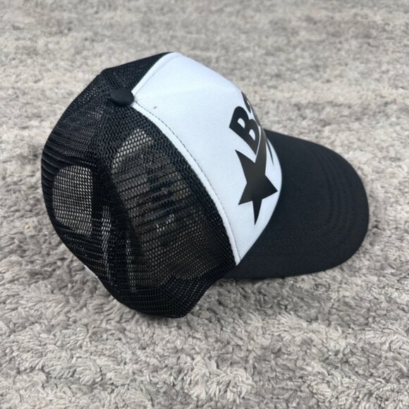NWT BAPE STA Trucker Hat Black - Picture 2 of 4